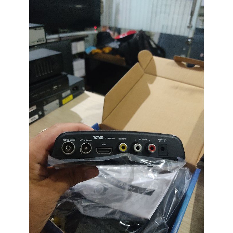 [Chính Hãng DVB-T2] Đầu thu mặt đất DVB T2/ TCTEK377 Xem miễn phí 65kênh truyền hình Bảo Hành 12 Tháng.