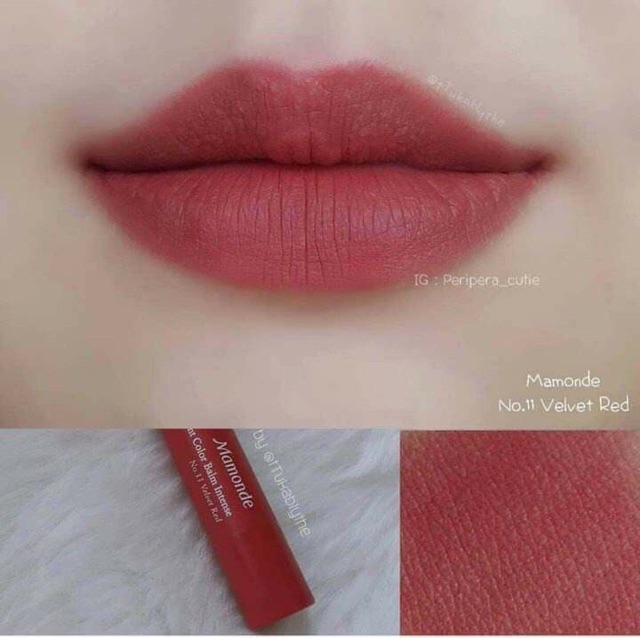 ( Có sẵn ) Son Mamonde Creamy Tint Color Balm Intense màu 20 - Red Pepper | BigBuy360 - bigbuy360.vn