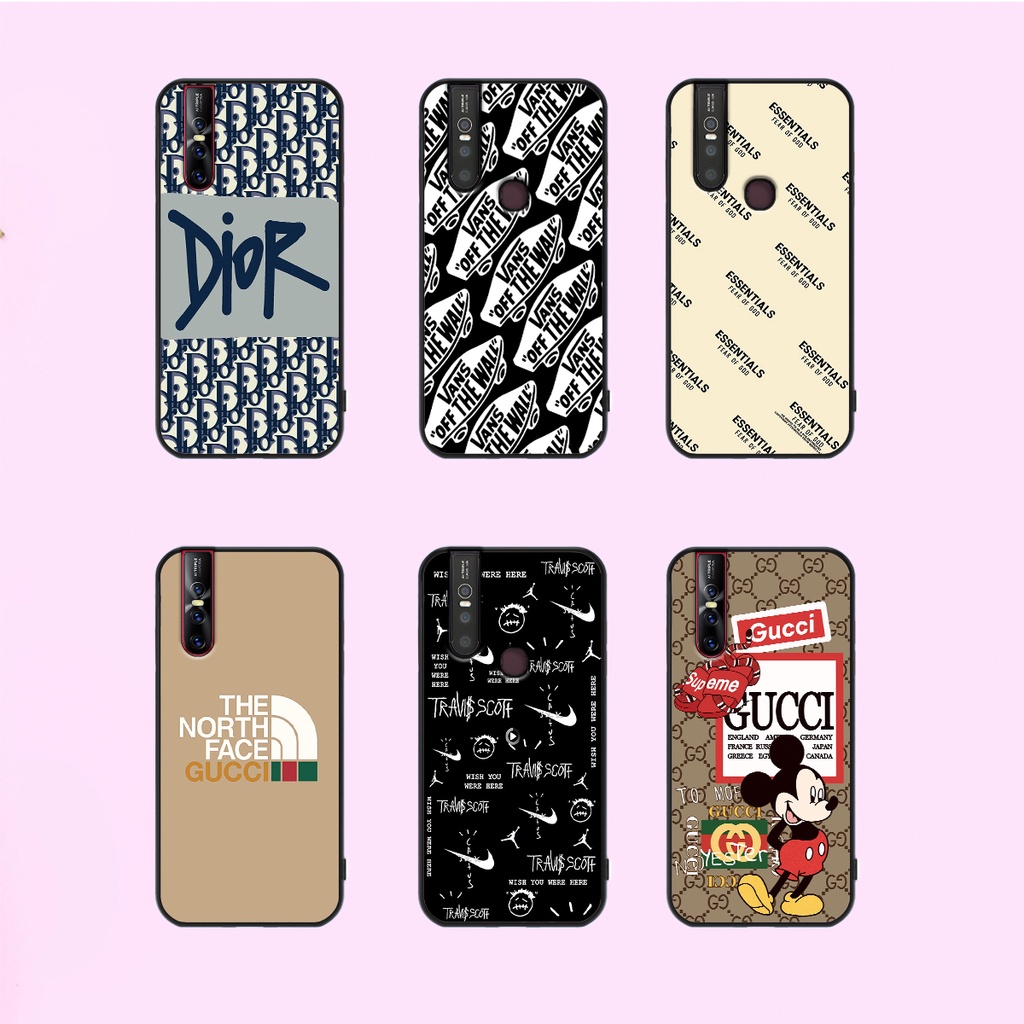 Ốp lưng Vivo V15 - Vivo V15 Pro in hình thương hiệu thời trang. Ốp vivo rẻ bền đẹp.