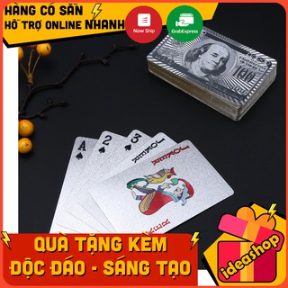 Bộ bài nhựa Mạ Bạc (Golden Foil Playing Cards)
