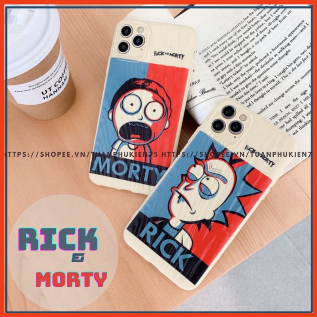 Ốp Lưng Iph.0ne ⚡ Ốp Iph.0ne Cartoon Rick and Morty ⚡ iPh.0ne 6P/7/8/7plus/8plus/x/xs/xs max/11/11promax/12/12pro/12prom