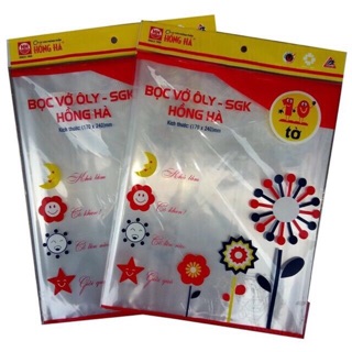 Bọc vở oly và sgk cấp 1 Hồng Hà