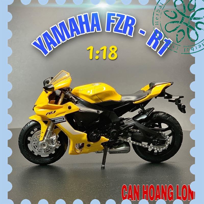 XE MÔ HÌNH - MOTO YAMAHA R1 tỷ lệ 1:18 CHLstore Mô Hình Xe Đua