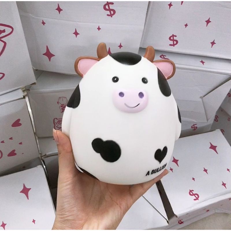 Ống Heo Tiết Kiệm Hình Bò Sữa Dễ Thương