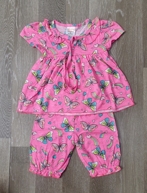 Bộ lửng bánh bèo bé gái {size 8-18kg}