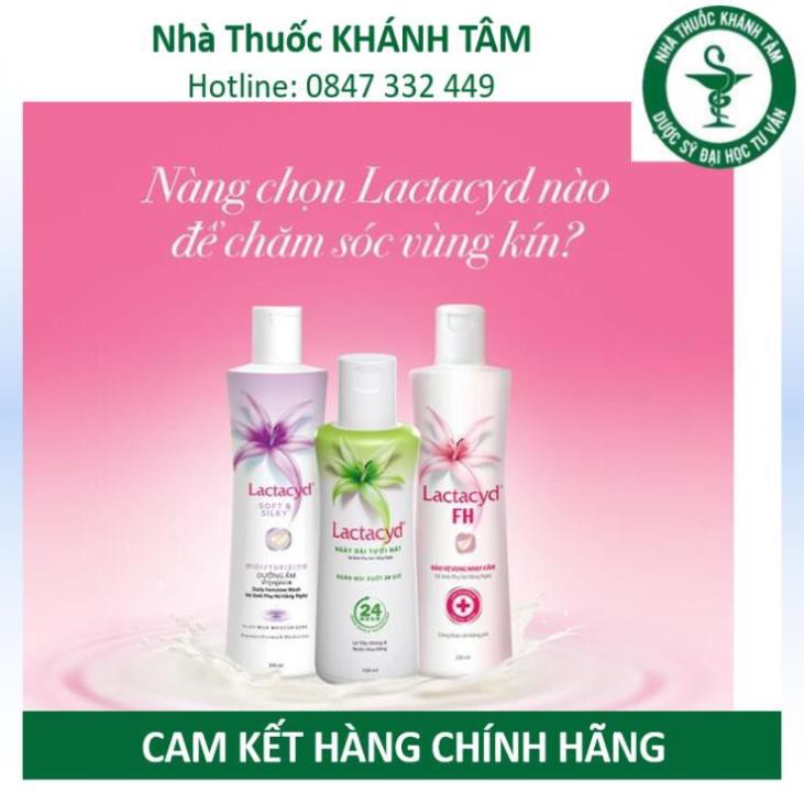 ! Dung dịch vệ sinh Lactacyd FH - Lactacyd lá trầu không ngày dài tươi mát - Lactacyd soft &amp; silky ! !