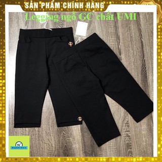 (Cam kết chất umi loại 1) Quần legging ngố họa tiế chất umi siêu co dãn Ảnh thật shop chụp