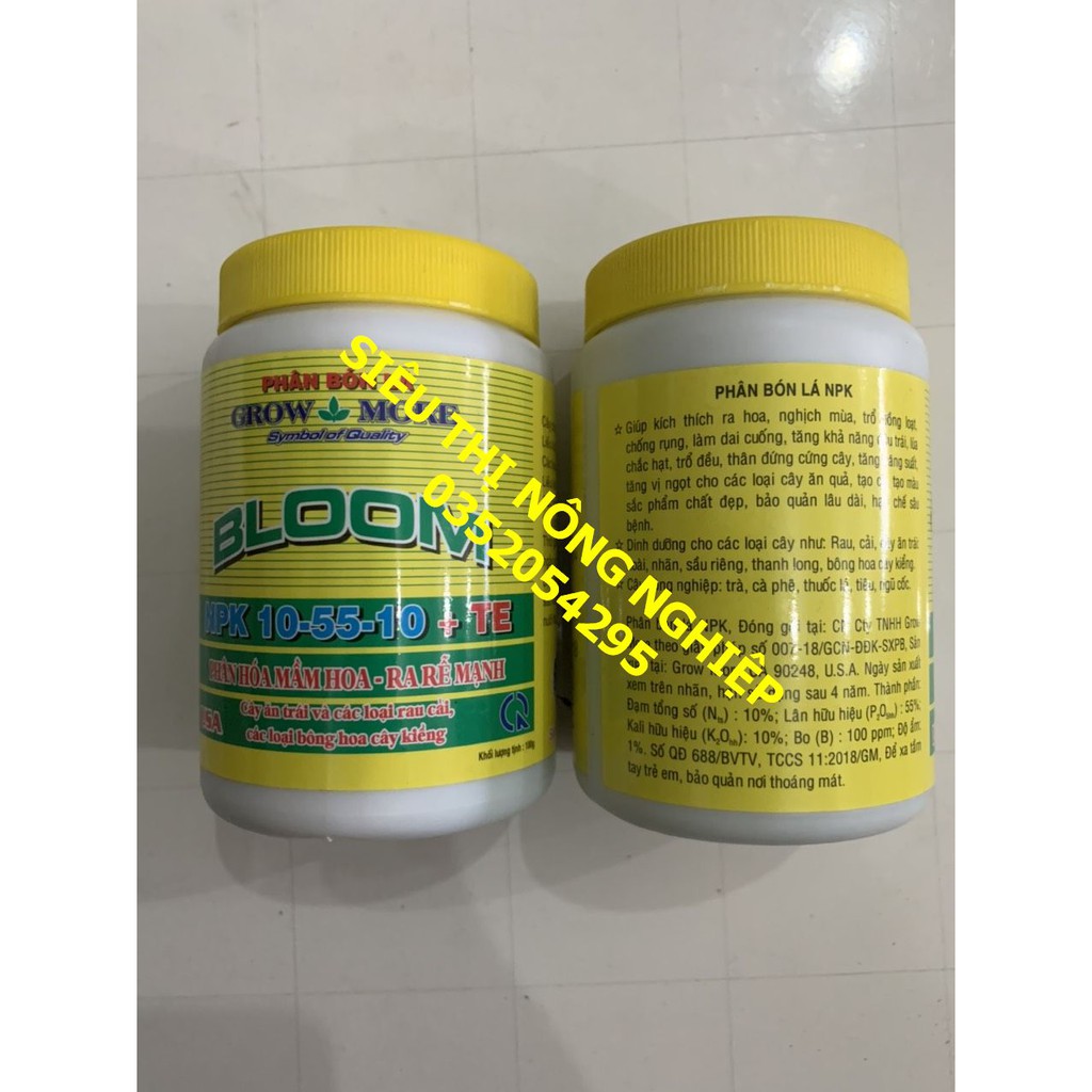 Phân bón lá  10 – 55 -10 + TE - PhânHóa mầm hoa - ra rễ mạnh