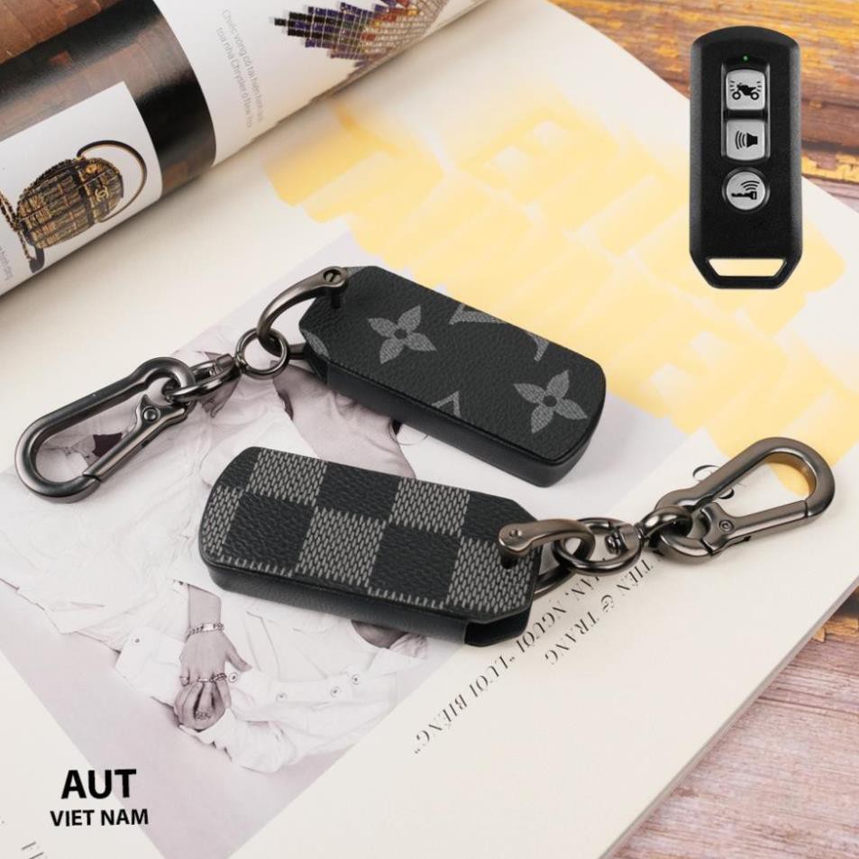 Bao da chìa khóa Smartkey Honda SH Handmade da xẻ túi cao cấp