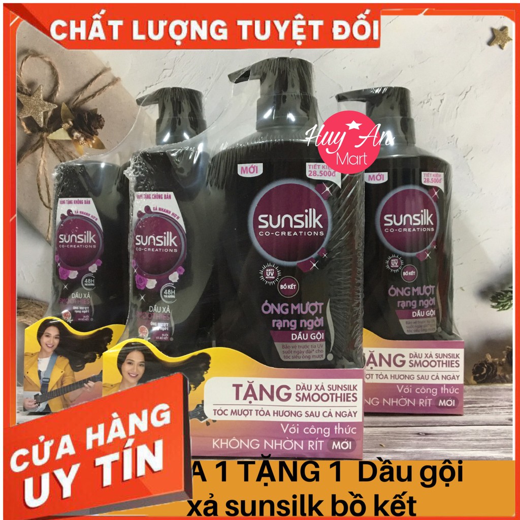 Dầu gội đầu Sunsilk bồ kết 650gr  MUA 1 TẶNG 1TẶNG DẦU XẢ 140GR ÓNG MƯỢT RẠNG NGỜI Việt Nam/ Tanwgk khăn sợi cao cấp