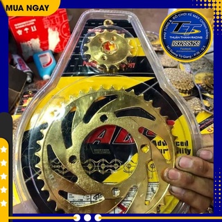 Bộ nhông sên dĩa DD vĩ vàng cho Ex150 / Ex135 Winner