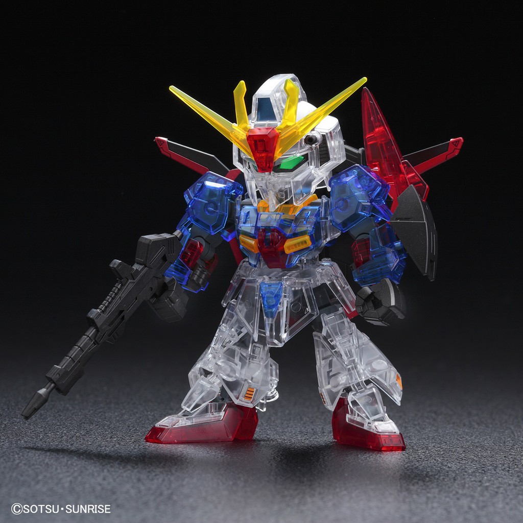 Mô Hình Gundam SD Zeta Clear Color Bandai SDCS Cross Silhouette Đồ Chơi Lắp Ráp Anime Nhật