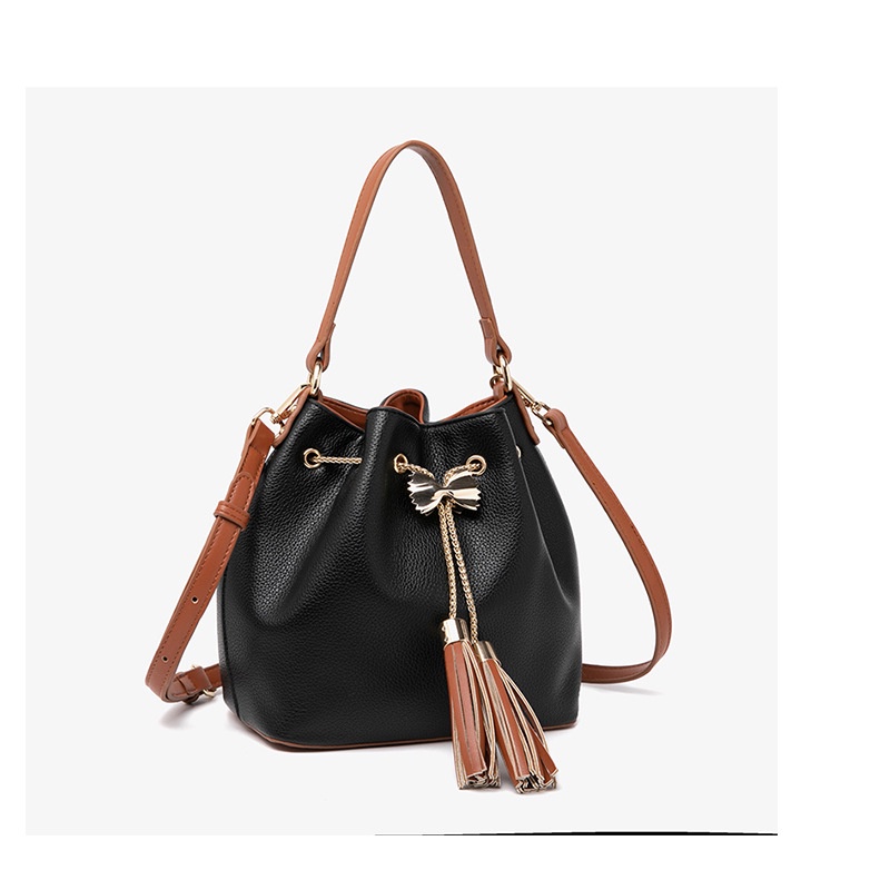 Túi đeo vai IELGY bằng PU sức chứa lớn chất lượng cao thời trang cho nữ