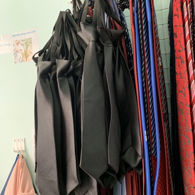 Cà vạt nam  thắt sẵn dây thun - cà vạt nữ sinh- Cavat sinh viênTH