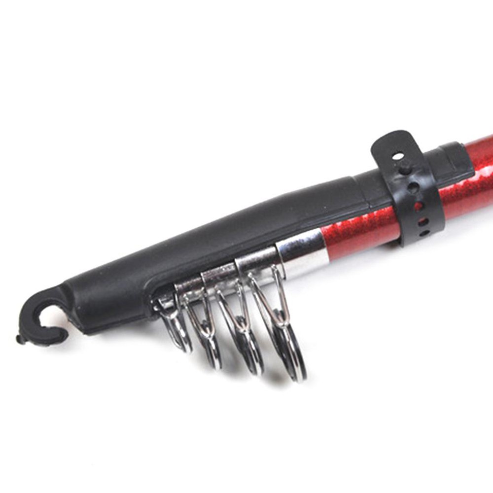 MUVAKO Cần câu cá sợi carbon thủy tinh chắc chắn bền chất lượng cao thu gọn được