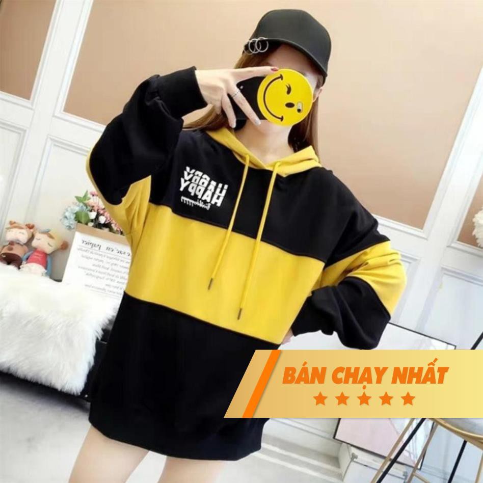 Áo khoác nỉ Hoodie KN18 phối sọc ngang 3 màu Chuẩn Xịn - Amore mio Closet