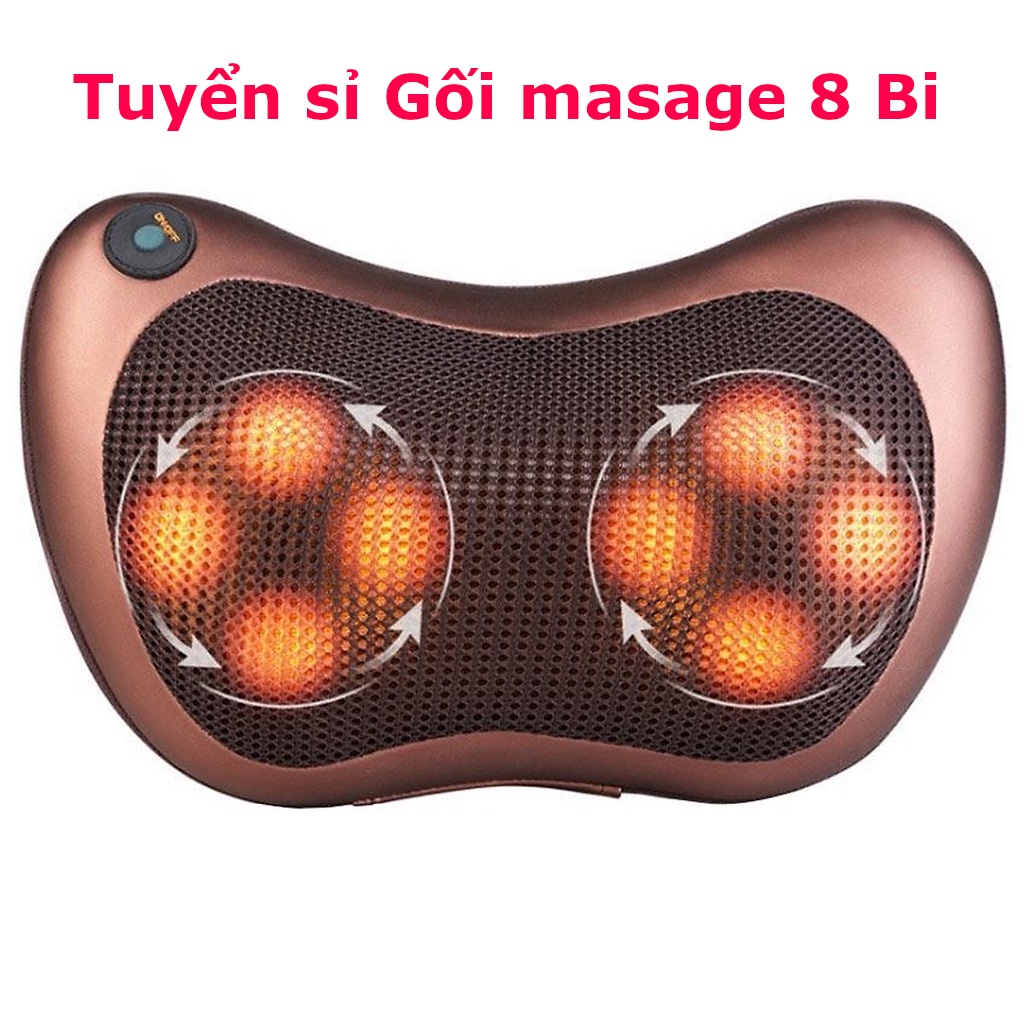 [TUYỂN SỈ] Gối Massage 8 Bi Cao Cấp