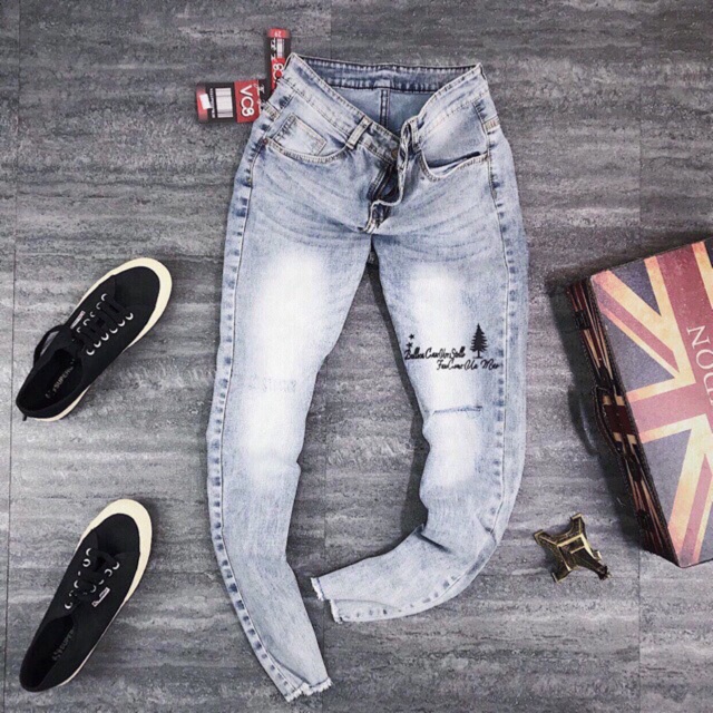 Quần jean nam cao cấp đẹp giá rẻ đen mới 20 | BigBuy360 - bigbuy360.vn