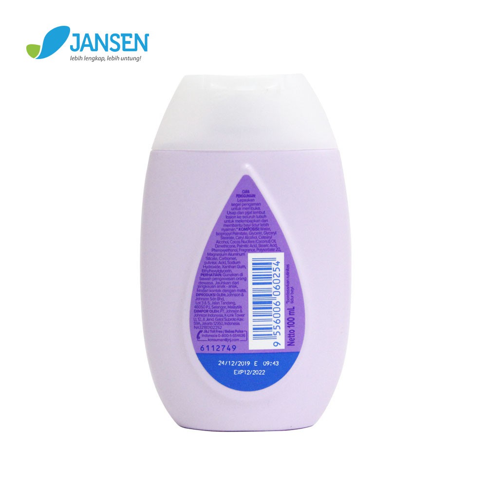 Johnson (hàng Mới Về) Lotion Dưỡng Da Cho Bé Dung Tích 100ml