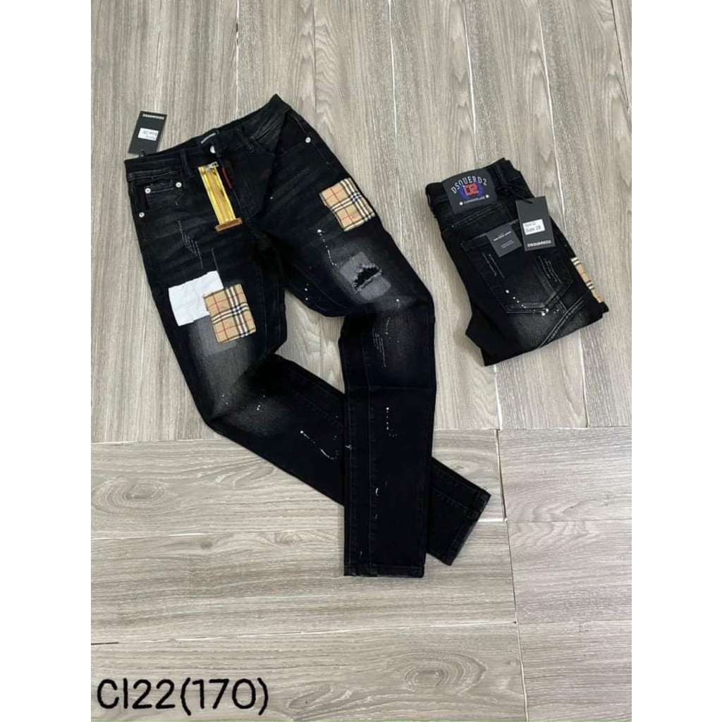 Quần Bò Nam, Quần Dài DSQ Màu Xanh Đen Nhiều Mẫu Siêu Đẹp