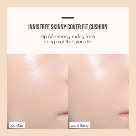 Phấn nước Innisfree Skinny Coverfit Cushion