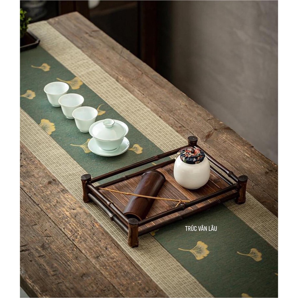 Khay Trà Trúc Cách Điệu