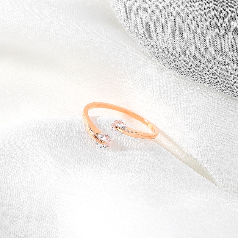 Nhẫn titan nữ gắn đá zicon J3-206 - CAM KẾT KHÔNG GỈ, KHÔNG BAY MÀU - BẢO HÀNH 12 THÁNG