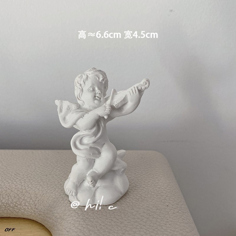 Set 4 tượng thần tình yêu bằng nhựa resin để bàn trang trí