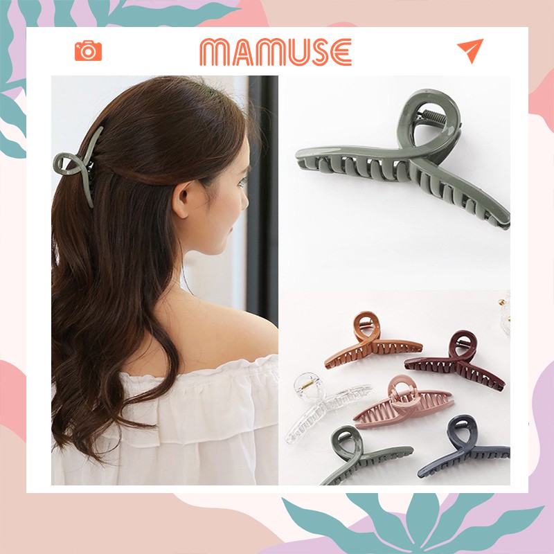 Kẹp tóc Hàn Quốc MAMUSE kẹp càng cua thiết kế thanh lịch KT9