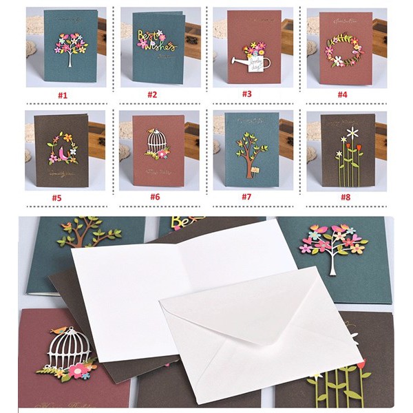 Thiệp Chúc Mừng Sinh Nhật 3D Size 1 3D Birthday Greeting Card