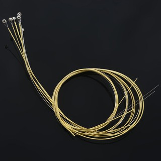 Replacement 6 Pcs A406 Steel Strings Set for Acoustic Guitar