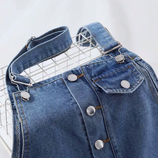 [ Mã FADIRECT20 giảm 20K đơn 150K] Quần yếm jean nữ baggy dáng trơn MSY44 | WebRaoVat - webraovat.net.vn