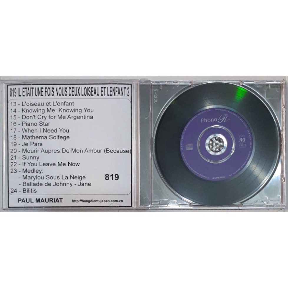 Bộ 5 dĩa Paul Mauriat ( 817 - 821 )