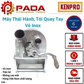 Máy thái hành, tỏi, củ quả quay tay - Hàng inox - Chất lượng