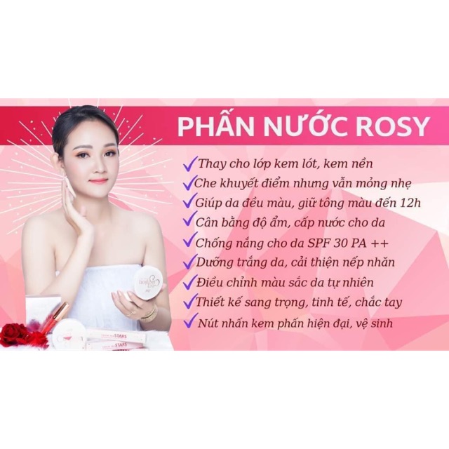 PHẦN NƯỚC CC CUSHION ROSY CHÍNH HÃNG Hàn Quốc