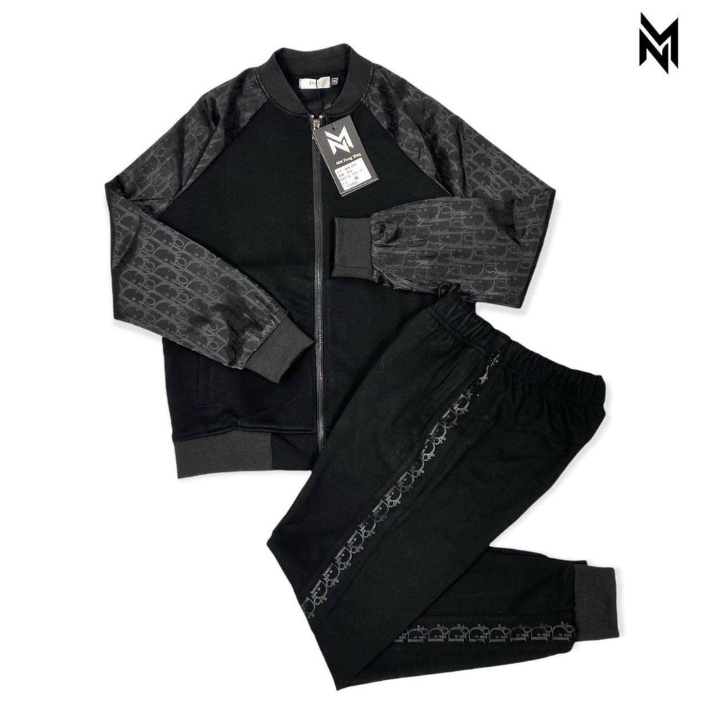 Đồ bộ nỉ nam - Bộ thu đông dài tay khóa DO chất liệu Nỉ Cotton bóng cao cấp phong cách trẻ trung năng động - HD04