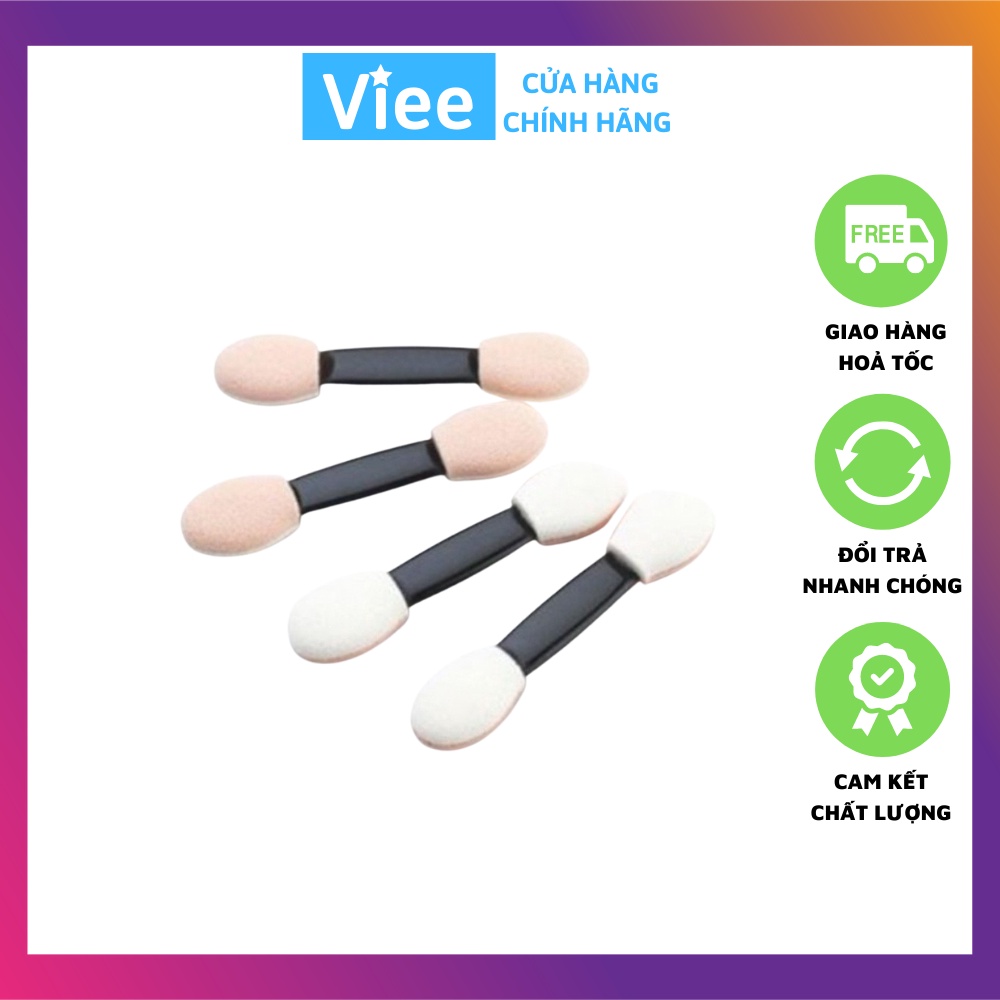 Cọ tán mắt 2 đầu bộ 10 cây Hàn Quốc (giao màu ngẫu nhiên)
