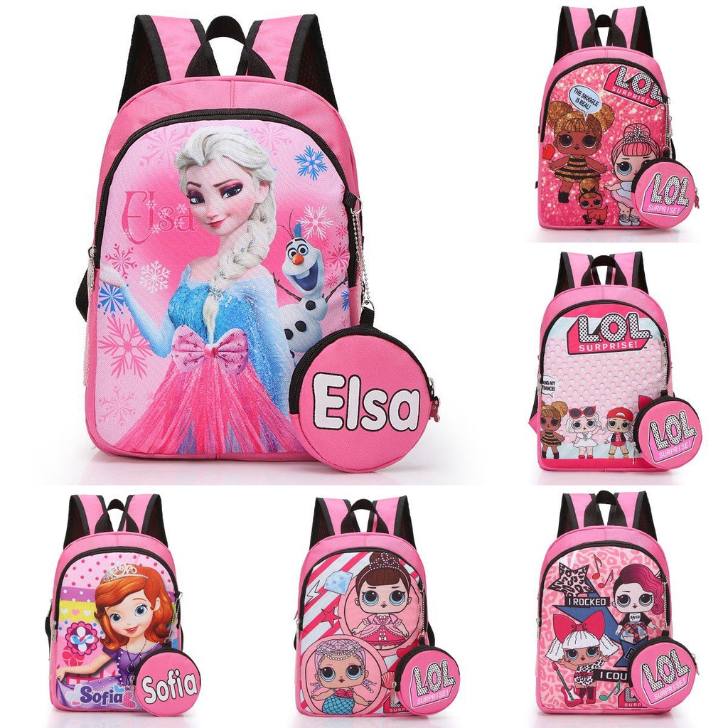 Ba Lô Họa Tiết Nhân Vật Siêu Anh Hùng Trong Phim Frozen Dành Cho Bé Trai Và Bé Gái