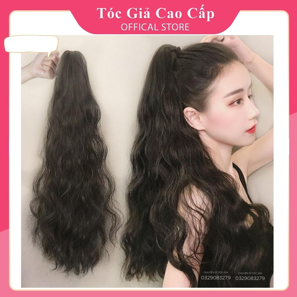 Tóc giả ngoặm đuôi ❤️FREESHIP❤️ Tóc ngoặm xù - ảnh thật , Mã n42