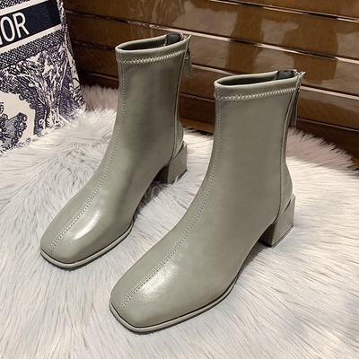 ❄❄❄Boots Mũi Vuông 2 Phiên Bản_3 Màu❄❄❄
