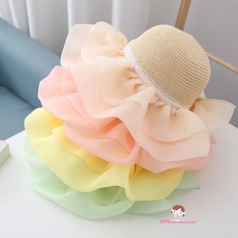 Nón Cói Rộng Vành Phối Nơ Thời Trang Mùa Hè Cho Nữ