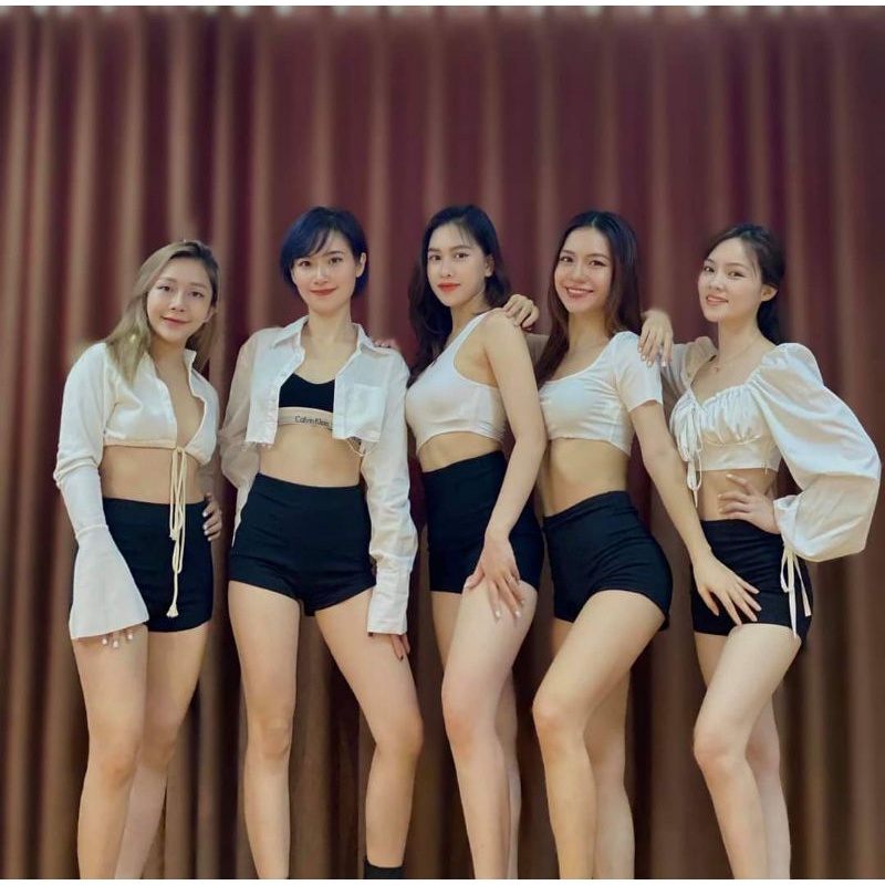 QUẦN SHORT DANCE LƯNG CAO, pole, twerk