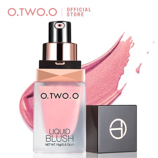Phấn Má Hồng O.TWO.O Dạng Lỏng Lâu Trôi Trông Tự Nhiên Bóng Mịn Với 6 Màu Tùy Chọn 15ml
