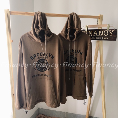 Áo Hoodie form rộng unisex ⚡ HÀNG CAO CẤP ⚡ áo nỉ cotton Brooklyn thấm hút mồ hôi, thoáng mát - A07 | BigBuy360 - bigbuy360.vn