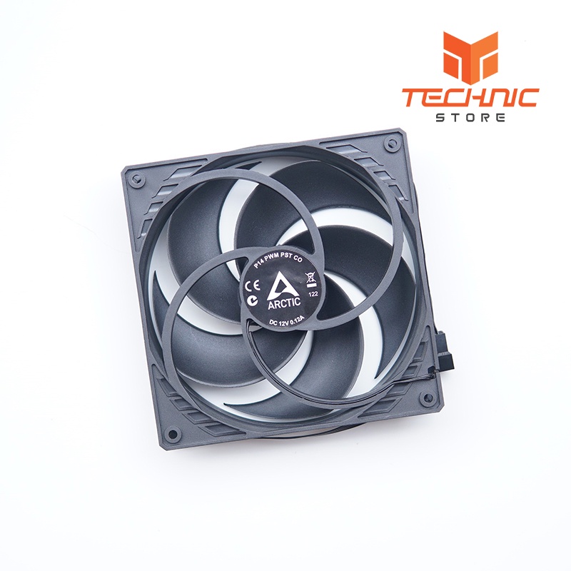Quạt tản nhiệt Arctic P14 PWM PST CO Black/Black