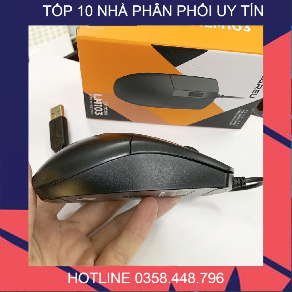 [𝐅𝐫𝐞𝐞𝐒𝐡𝐢𝐩 – 𝐡𝐚̀𝐧𝐠 𝐜𝐚𝐨 𝐜𝐚̂́𝐩] Chuột DAREU LM103 có dây (USB) | BigBuy360 - bigbuy360.vn