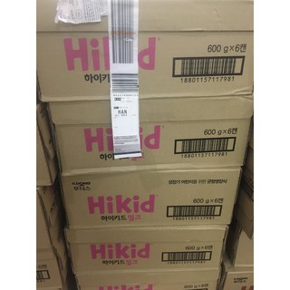 Sữa Hikid Vani Hàn Quốc (Hộp 600g)