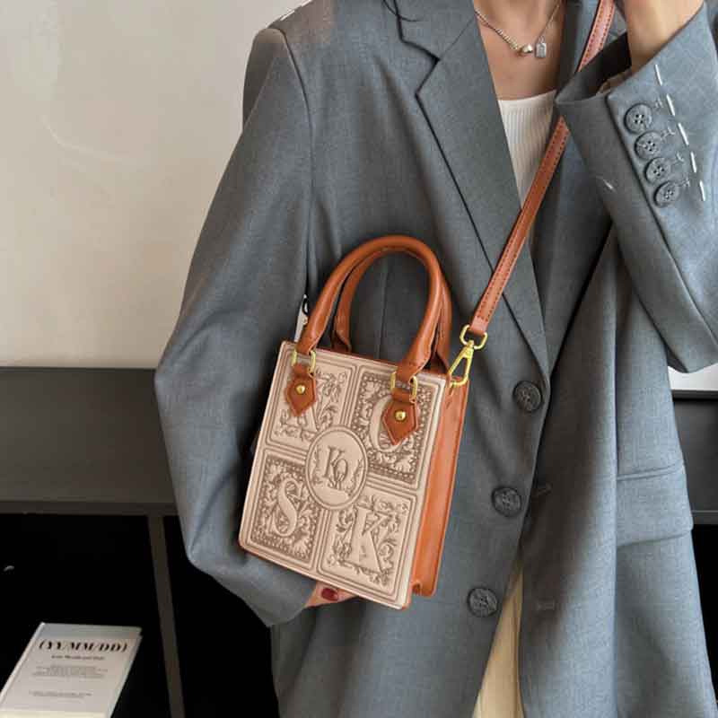 Túi Xách Da PU Đeo Chéo Ngăn Chứa Rộng Thời Trang Cho Nữ CK1160