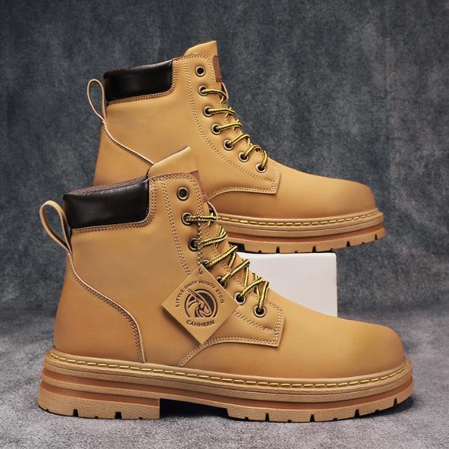 Giày Boot Nam Đế Khâu Màu Vàng và Màu Đen EST GN391 - GN392