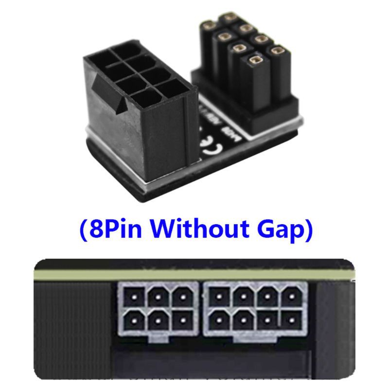 POWER Adapter Chuyển Đổi Kok 8 Pin Male Sang 8 Pin Female Cho Card Đồ Họa | BigBuy360 - bigbuy360.vn